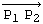 Overscript[P_1P_2, →]