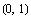 (0, 1)